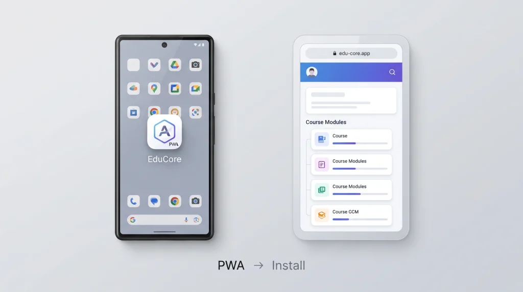 Contoh Progressive Web App yang dapat di-install