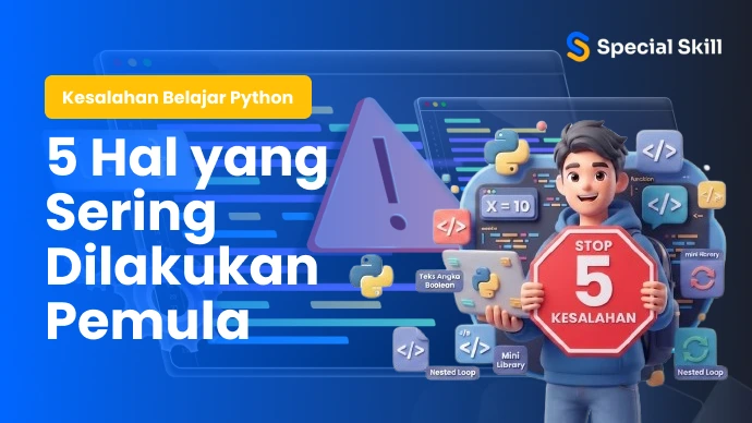 Ilustrasi kesalahan belajar Python untuk pemula